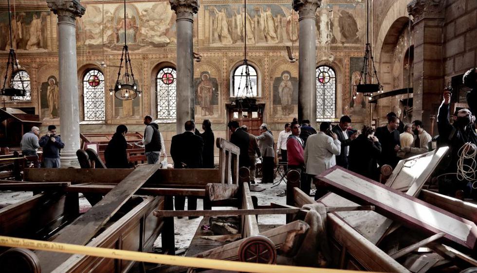 Al menos 25 muertos tras atentado en catedral cristiana copta de El Cairo |  MUNDO | PERU21