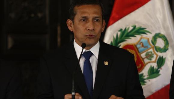 Humala pidió a Belaunde asumir su responsabilidad. (César Fajardo/Perú21)