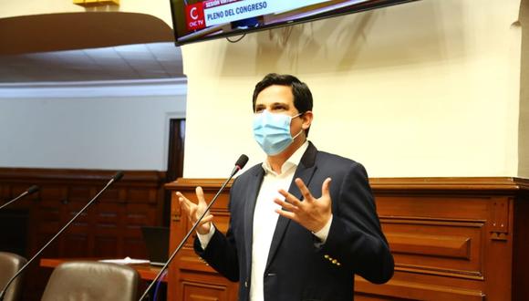 César Combina informó que ha solicitado a la Mesa Directiva la transcripción literal de su expresión. (Foto: Andina)