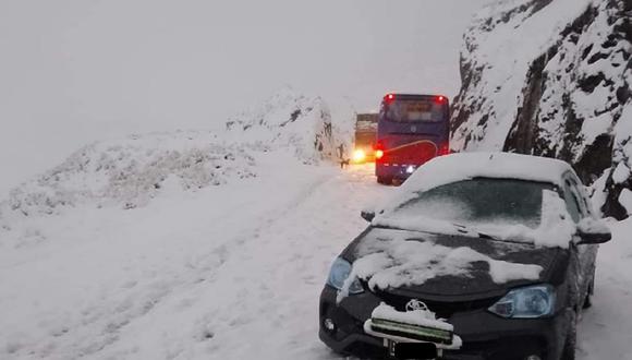Intensa nevada cubre de blanco varias ciudades del Cusco. (Foto: Facebook Cusco en Portada)