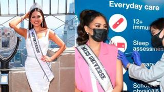 Miss Universo 2021 se vacuna contra el COVID-19: “Espero animar a todos a que se vacunen”