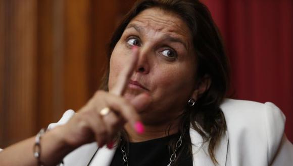 Marisol Pérez Tello rechazó críticas de oficialismo. (César Fajardo)