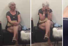 Abuela olvida su enojo y rompe en llanto al ver el primer tatuaje que su nieto se hizo