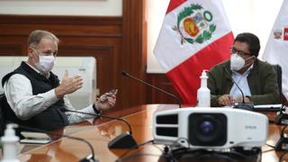 Jorge Muñoz y Vicente Zeballos se reunieron para evaluar la reubicación del comercio informal