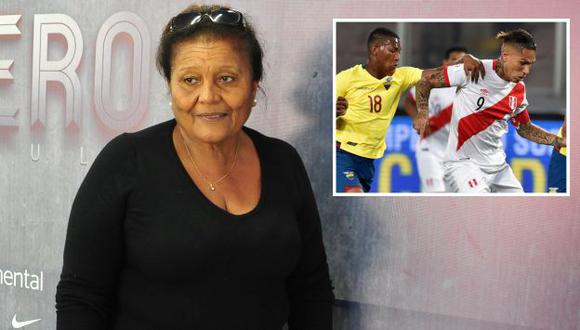 Doña ‘Peta’ habló de Paolo Guerrero tras la victoria de la selección peruana. (USI)