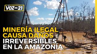 Iván Arenas: Minería ilegal causa daños irreversibles en cinco regiones de la Amazonía