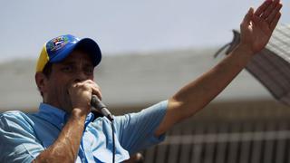 Henrique Capriles suspende mitin por amenazas de boicot