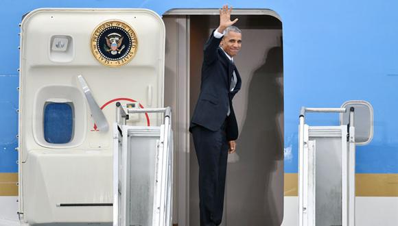 Barack Obama rumbo a APEC 2016. (AP)