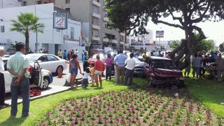 Miraflores: Triple choque dejó 3 heridos