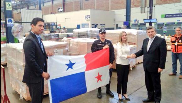 Hoy llegó la ayuda humanitaria desde Panamá. (@CancilleriaPeru)