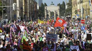 Alemania: Unas 23 mil personas protestaron contra la Cumbre del G7
