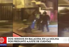 Delincuentes balean a dos hombres en La Molina por supuesto ajuste de cuentas