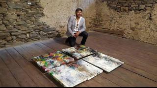 Juan Carlos Zeballos-Moscairo exhibe su obra en el Salon Realites Nouvelles de París