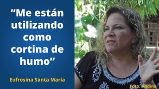 Eufrosina Santa María: "No me pueden satanizar porque me tomé una hora de sol"