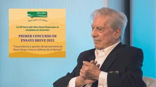 Conoce el concurso de ensayo breve sobre el pensamiento político de Mario Vargas Llosa