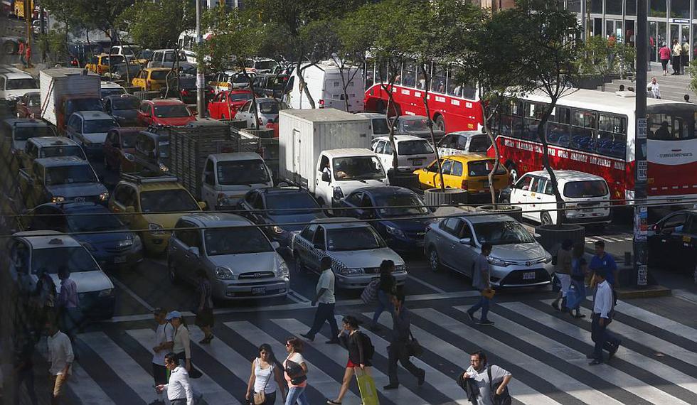 Avenida Abancay: Esta es la congestión vehicular que se vive a diario. (Renzo Salazar)