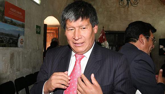 Wilfredo Oscorima, presidente regional de Ayacucho.