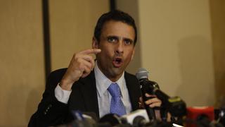 Henrique Capriles: “Ollanta Humala salió del gobierno por la puerta de atrás” [Fotos]