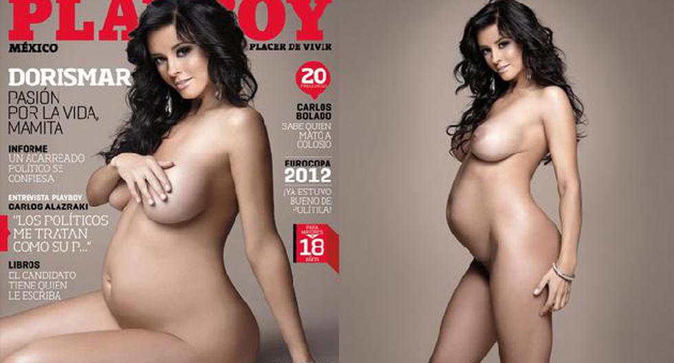 Polémica por Dorismar embarazada en portada de Playboy México.
