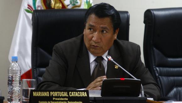 Mariano Portugal dice que el Parlamento tiene mala imagen. (Perú21)