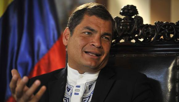 INCIDENTE SUPERADO. Presidente ecuatoriano consiguió también el relevo del embajador peruano. (AFP)