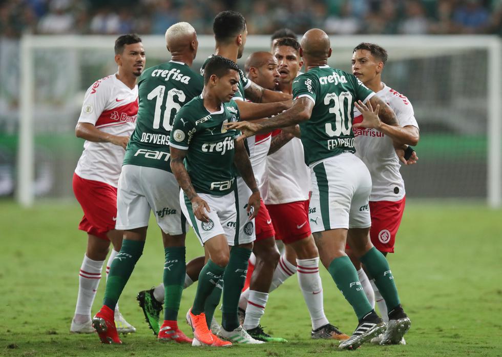 Con Paolo, Inter de Porto Alegre perdió 1-0 ante Palmeiras de visita por el Brasileirao. (Reuters)