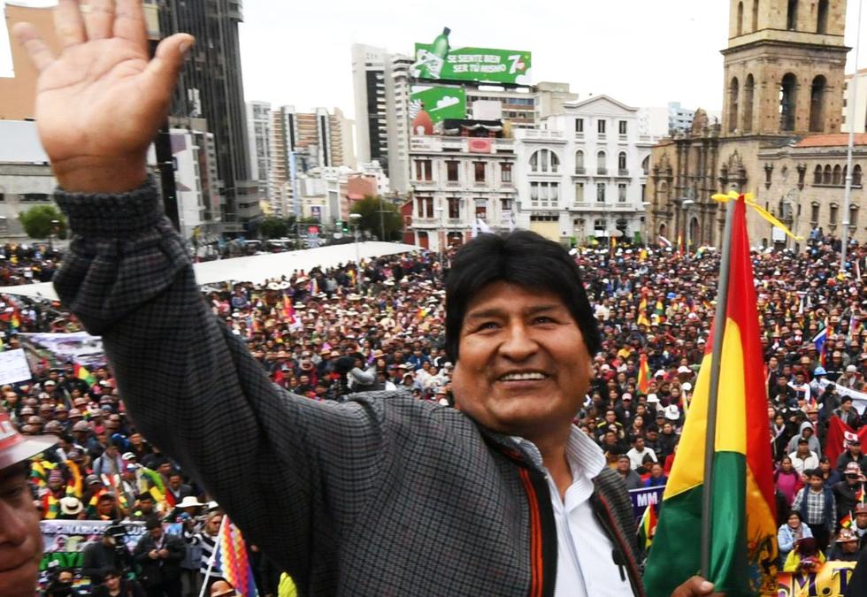 ► Elección presidencial | El 20 de octubre se celebran elecciones presidenciales, donde Evo Morales busca un cuarto mandato. (Foto: AFP)