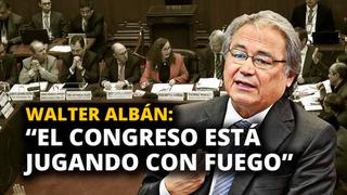 Walter Albán: “La gente ha recuperado el ánimo para luchar contra la corrupción”