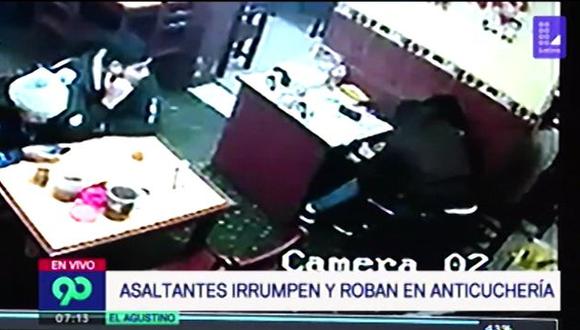 La dueña del local denuncia que es la segunda vez que roban su restaurante. (Video: Latina)