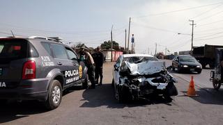 Un muerto y cuatro heridos dejaviolento accidente en laPanamericana Norte