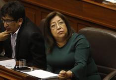 María Elena Foronda retomó sus labores en el Congreso tras fallo del PJ