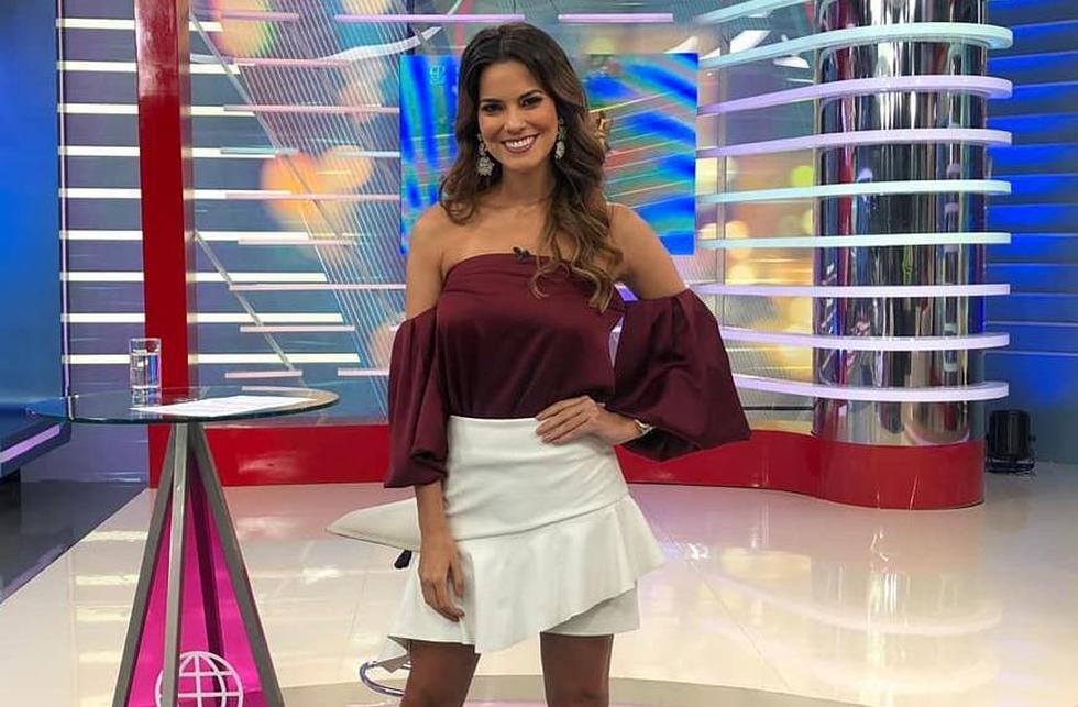 Valeria Piazza debutó como conductora de espectáculos en el noticiero Edición central. (América TV)