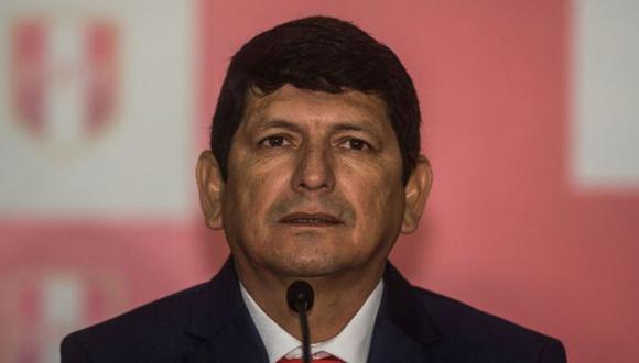 Agustín Lozano dio detalles de la reunión de este viernes con representantes del Gobierno. (Foto: AFP)