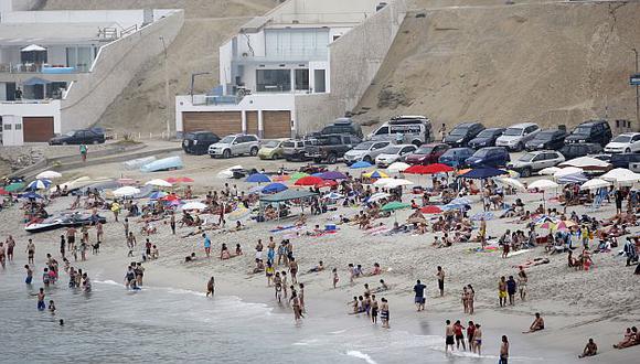 Se espera este fin de semana gran afluencia de gente a las playas de Lima. (USI)