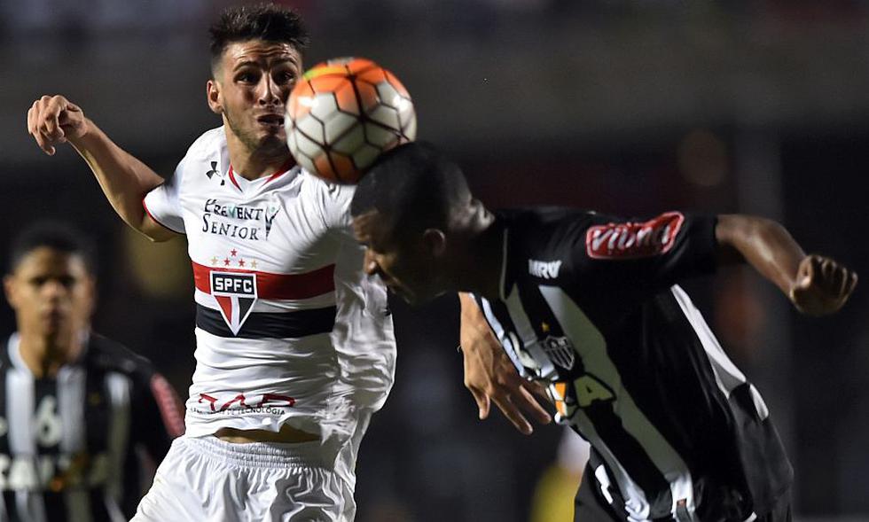 Sao Paulo venció 1-0 a Atlético Mineiro por la Copa Libertadores. (AFP)