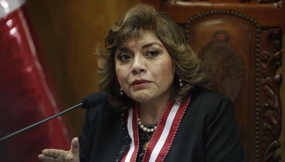 La fiscal de la Nación, Zoraida Ávalos fue denunciada constitucionalmente por la excongresista María Teresa Cabrera. (Foto: Archivo GEC)