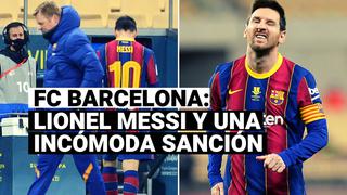 Conoce la sanción que deberá cumplir Lionel Messi tras la expulsión en la Supercopa