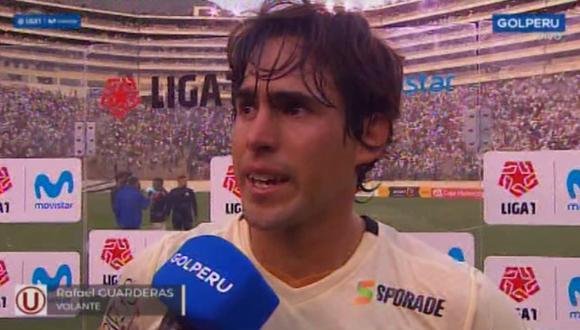 Guarderas valoró el momento que le tocó vivir en su regreso a Universitario. (Video: Gol Perú)