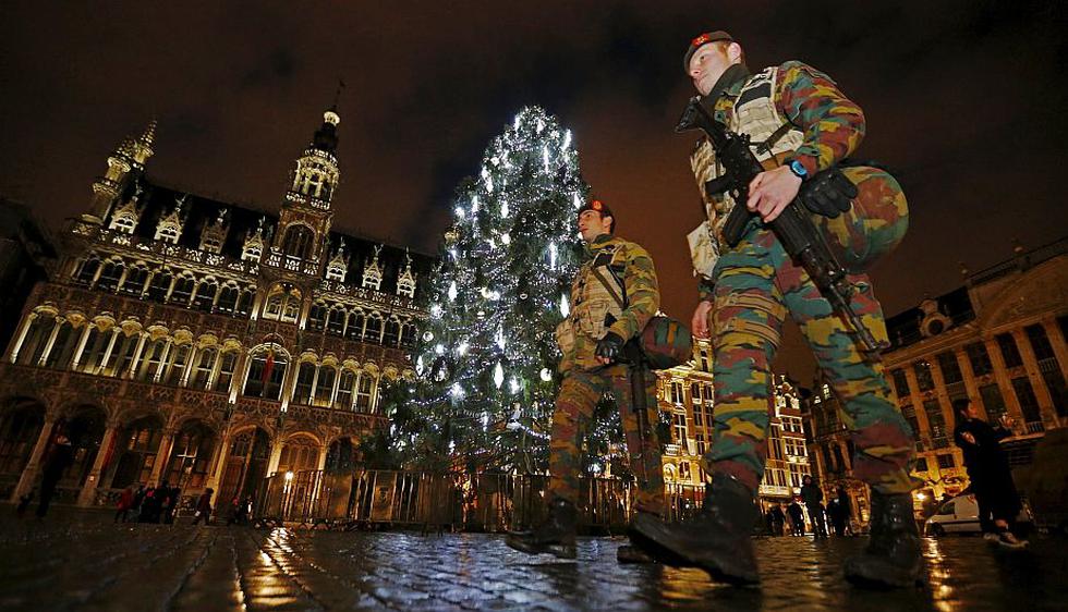 Bruselas vive así el nivel máximo de alerta por temor a atentados terroristas. (Reuters)