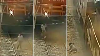 Ate: Mujer pierde una pierna tras ser arrollada por un tren