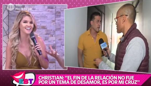 Brunella Horna advierte a Christian Domínguez. (Foto: Captura de En Boca de Todos)