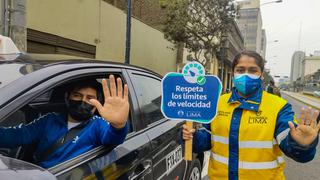 Desde el lunes 15 de agosto se multará a conductores por exceso de velocidad en Lima 