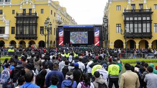 Municipalidad de Lima transmitirá en pantalla gigante partido Perú vs. Uruguay en la plaza de Armas