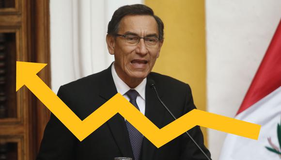 Aprobación del presidente Martín Vizcarra subió a 60%. (GEC)