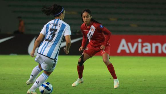 Perú perdió 4-0 a manos de Argentina en la Copa América Femenina. (Foto: FPF)
