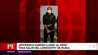 Jefferson Farfán llegó al Perú tras su paso en Rusia