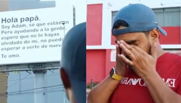 Trujillo: Hijo de árabe Yaqoob Mubarak lo sorprende hasta las lágrimas con emotivo mensaje. (Foto: Yaqoob Mubarak)