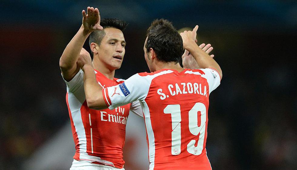 Arsenal venció en Londres al Besiktas con un gol de Alexis Sánchez y clasificó a la fase de grupos de la Champions League. (EFE)