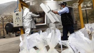 Mininter: Más de 63 toneladas de droga fueron incineradas por la Policía en lo que va del año | FOTOS