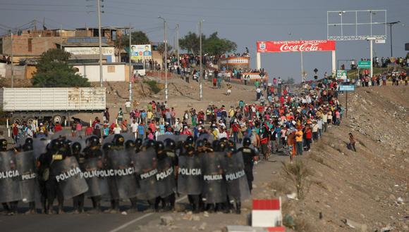 Las protestas contra Tía María fueron continuas a lo largo del 2019. (Foto: Miguel Idme / GEC)
